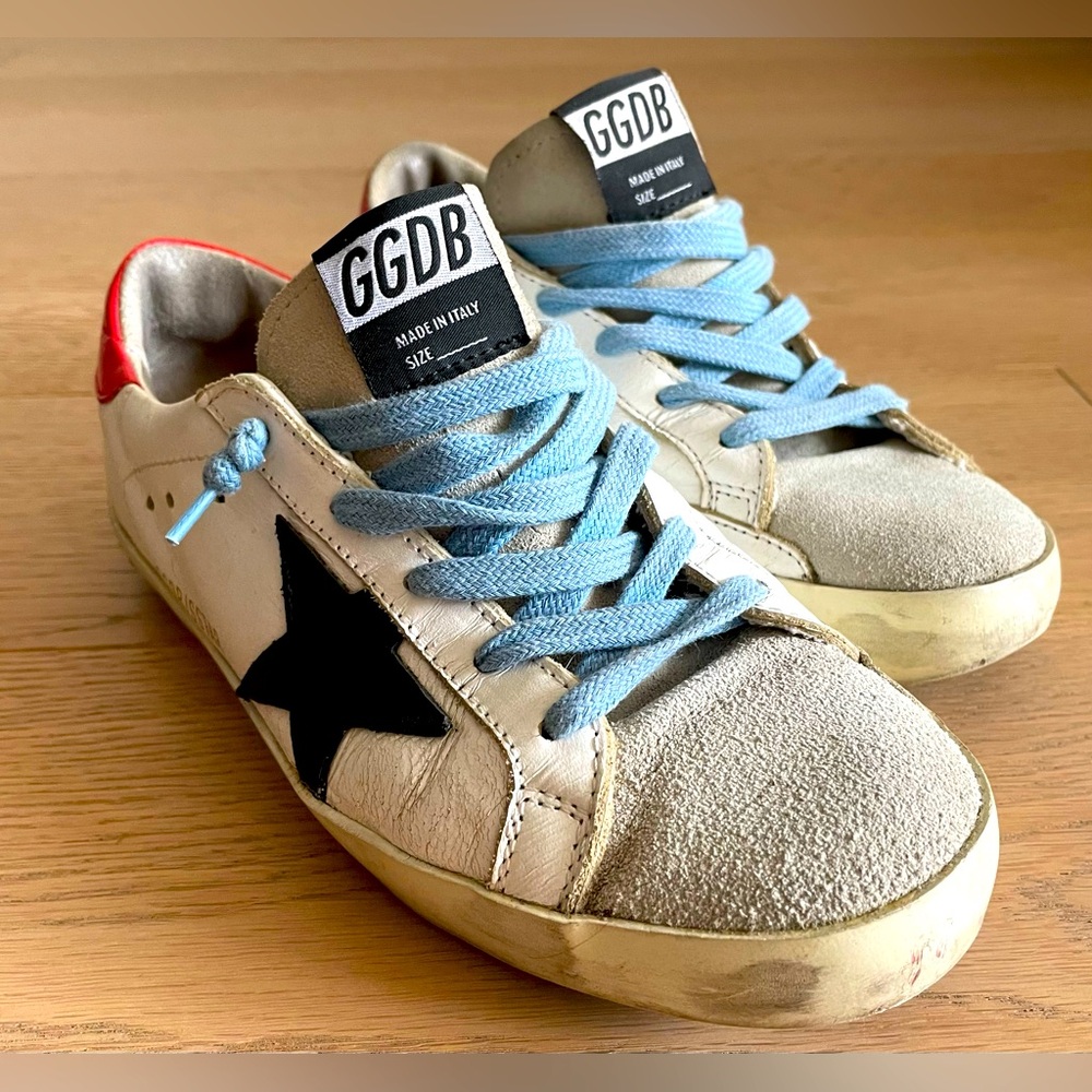 Golden Goose Leather Suede Sneakers Size 35